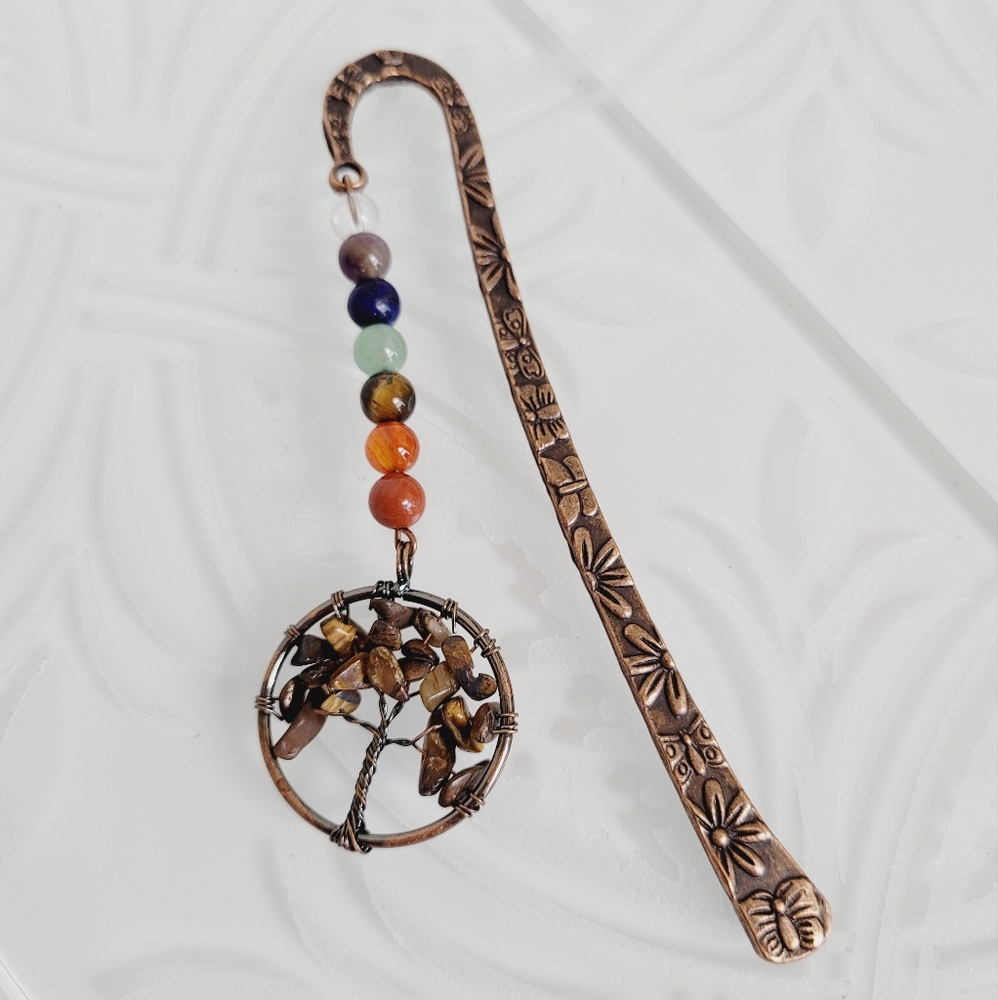 Tigers Eye Genuine Gemstone Bookmark *NWT* - Picture 8 of 8